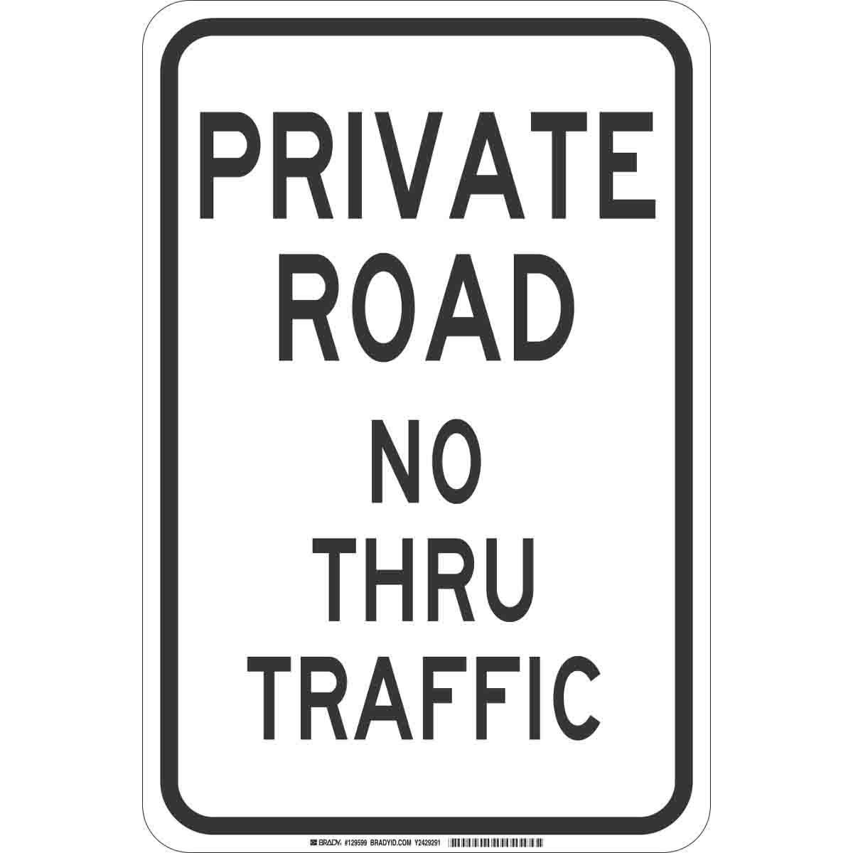 Brady® 129598 Parking & Traffic Signs
