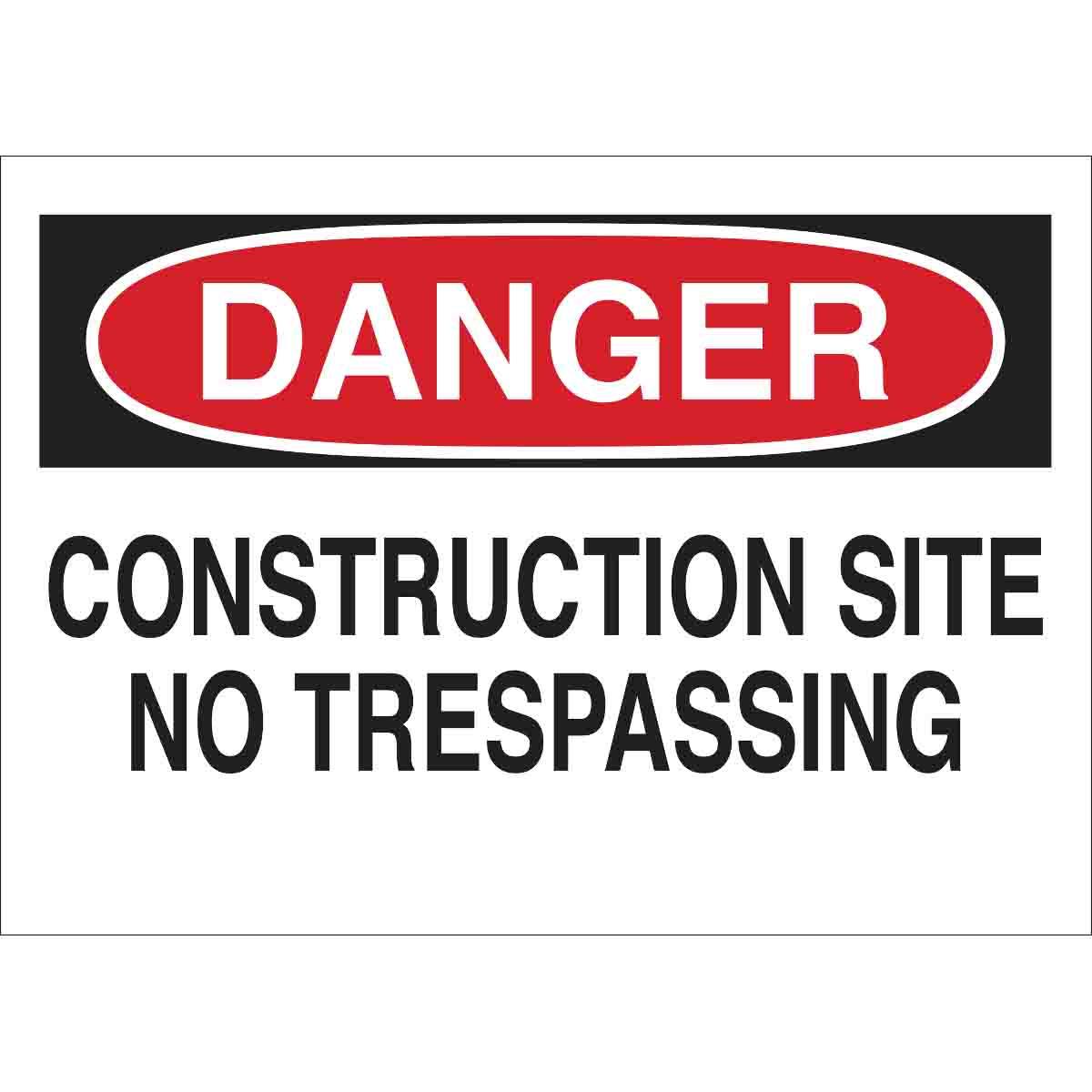 Brady® 78014 Access & Security Signs