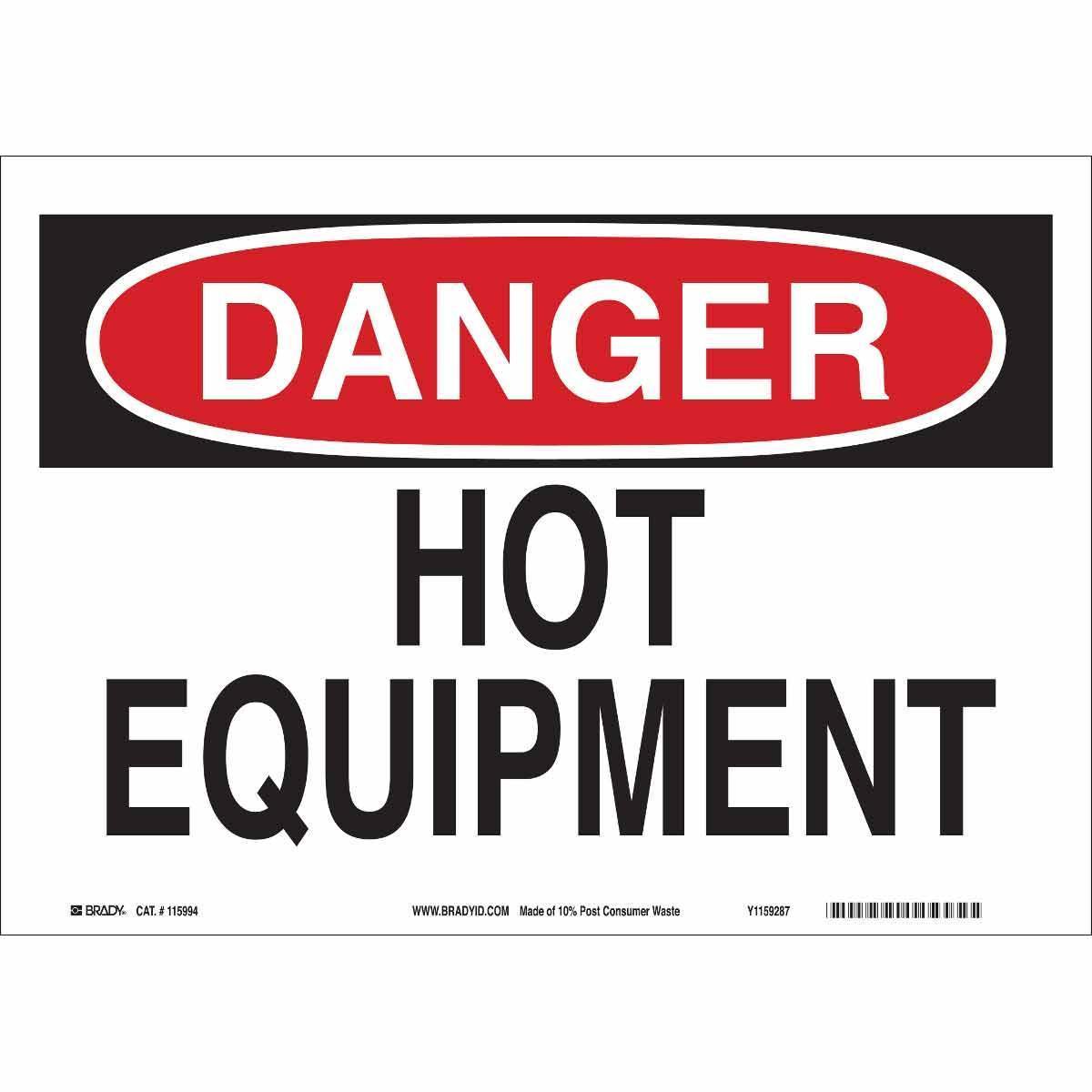 Brady® 118214 Accident Prevention Signs