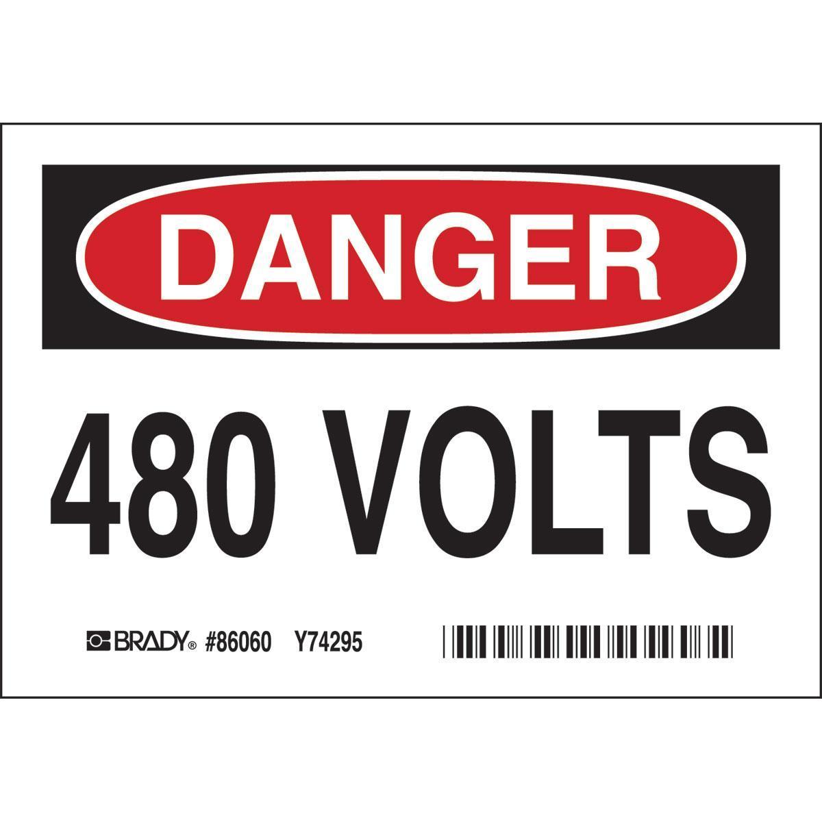Brady® 86060 Accident Prevention Signs