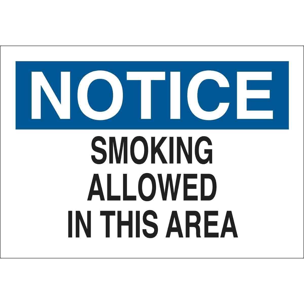 Brady® 25095 No Smoking & Restricted Activity Signs