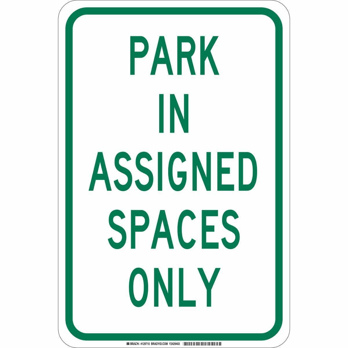 Brady® 129710 Parking & Traffic Signs