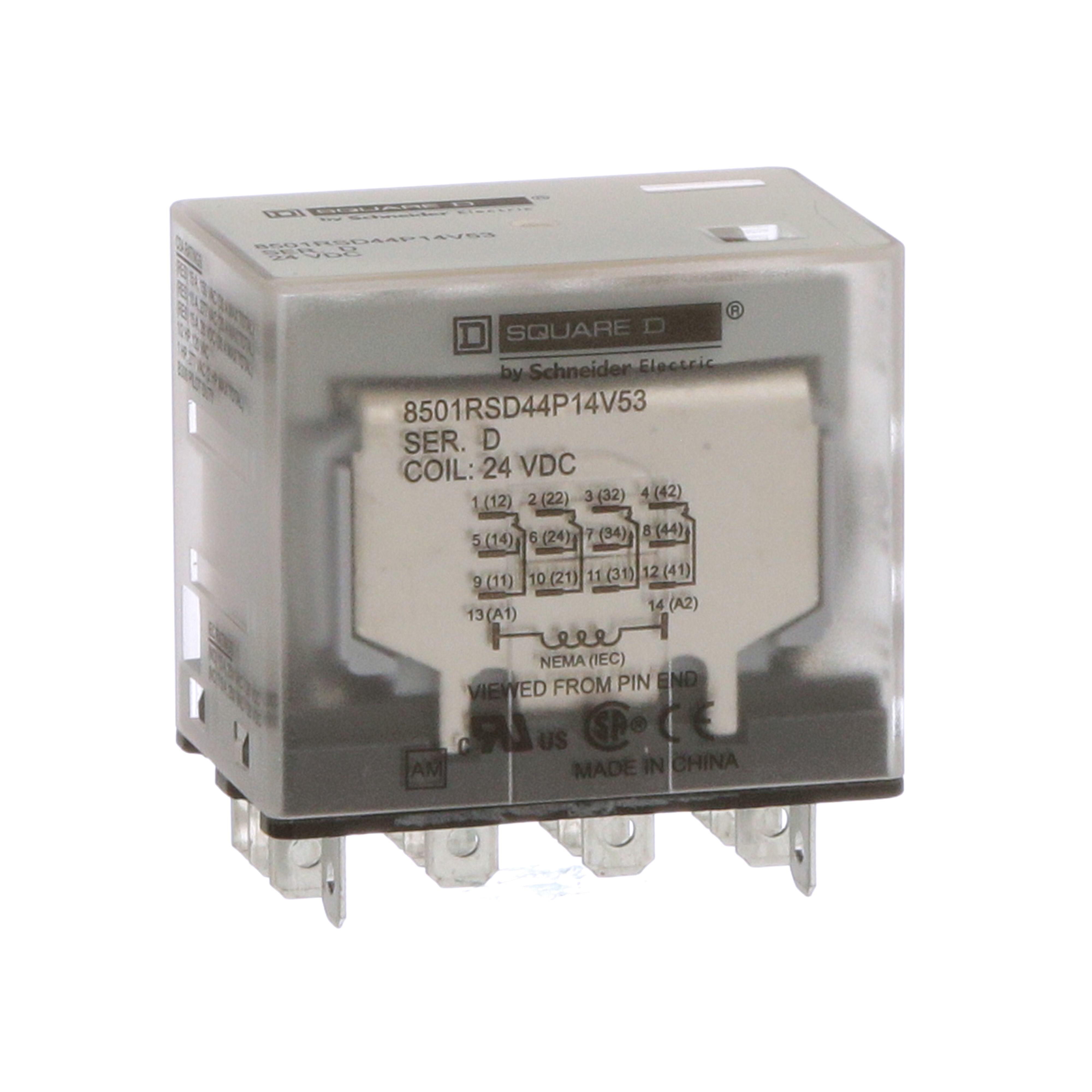 Square D™ 8501RSD44P14V53 Socket Relays