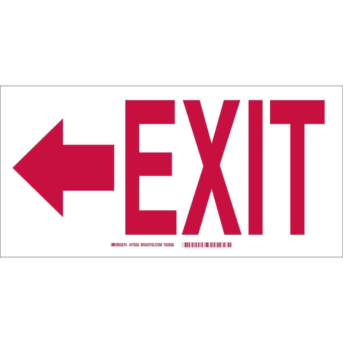 Brady® 47035 Fire, Emergency, Exit & First Aid Signs