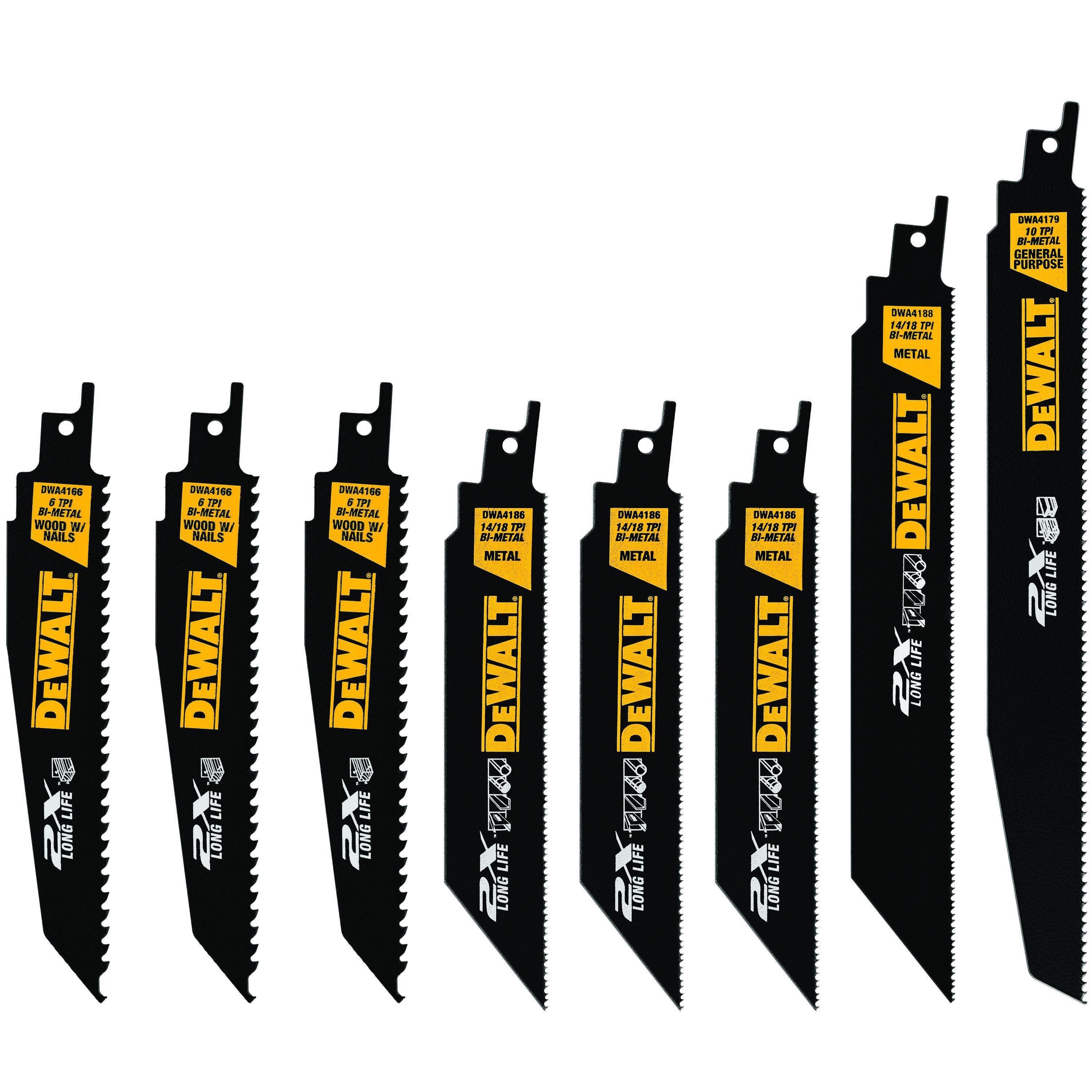 DeWALT® DWA4101 Reciprocating Saw Blades
