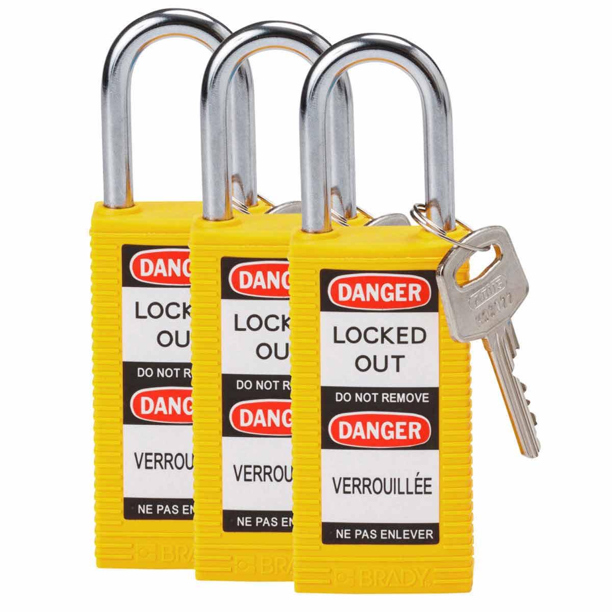 Brady® 123417 Lockout Padlocks