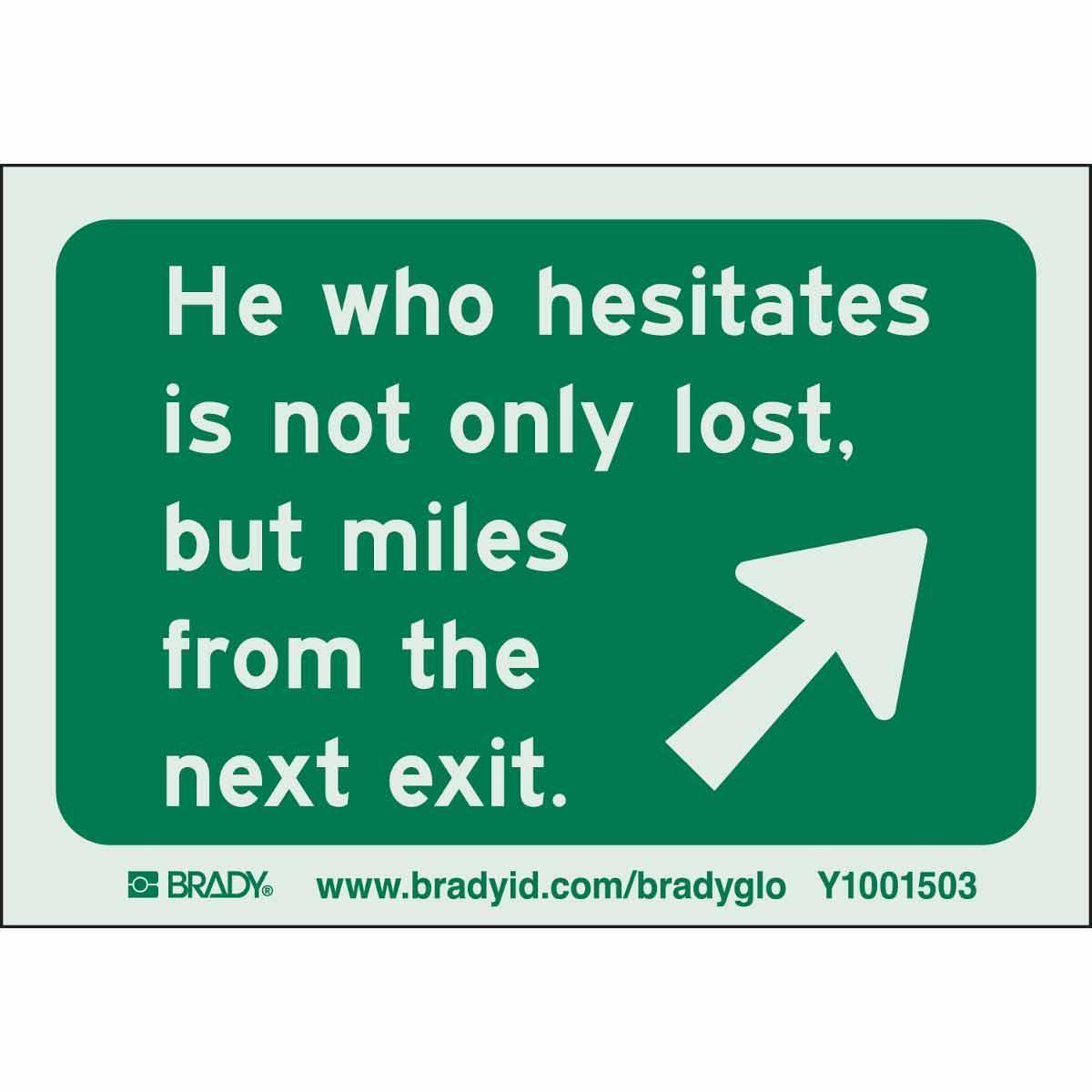 Brady® 114633 Office & Facility Signs