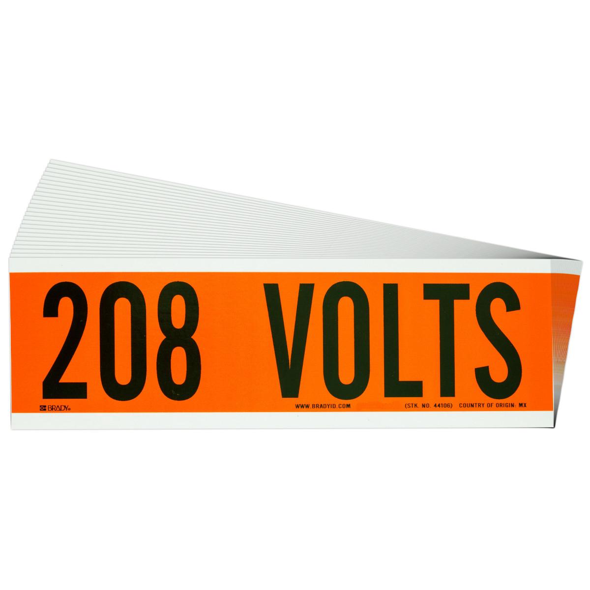 Brady® 152317 Conduit & Voltage Markers