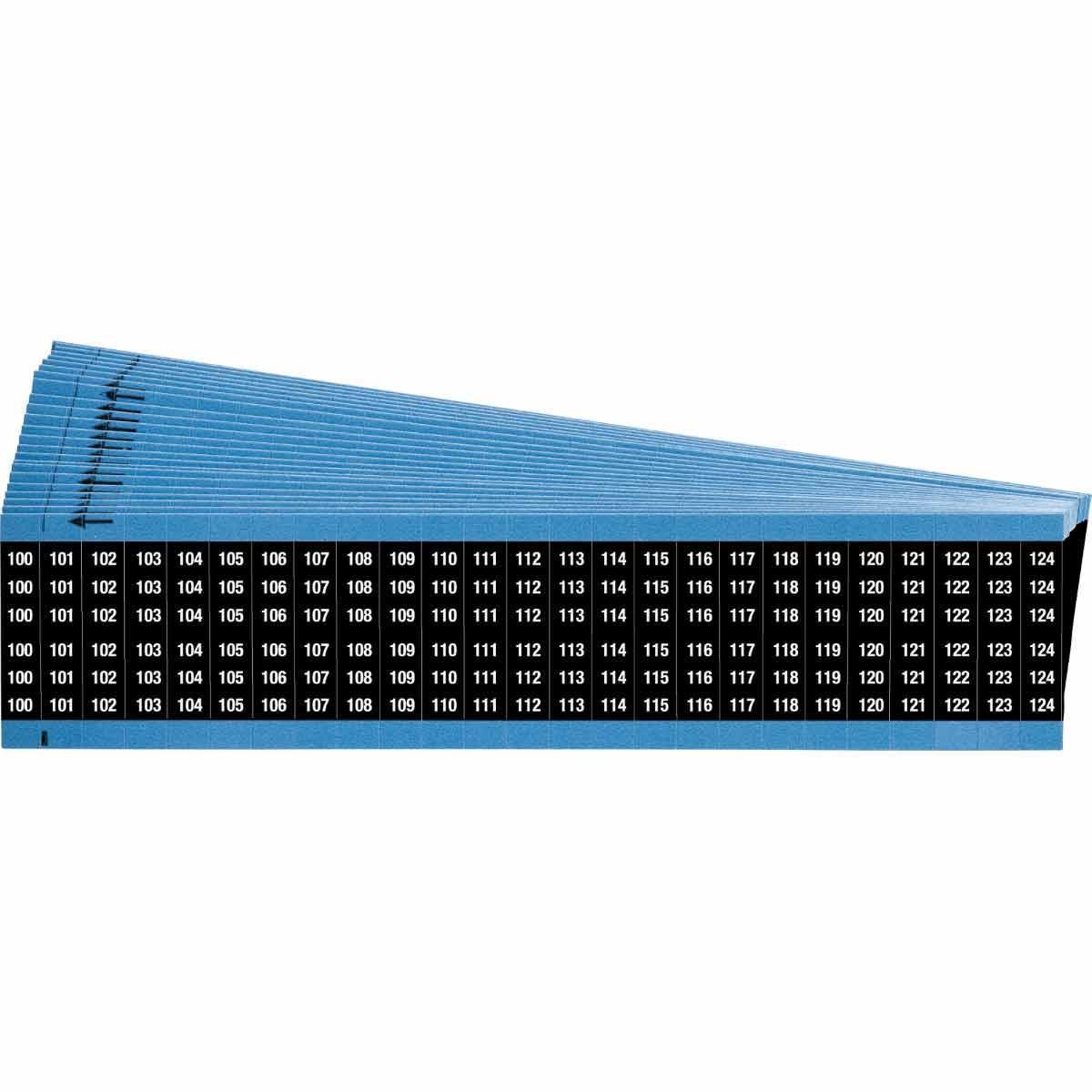 Brady® WM-100-124-BK-PK Wire Marker Cards