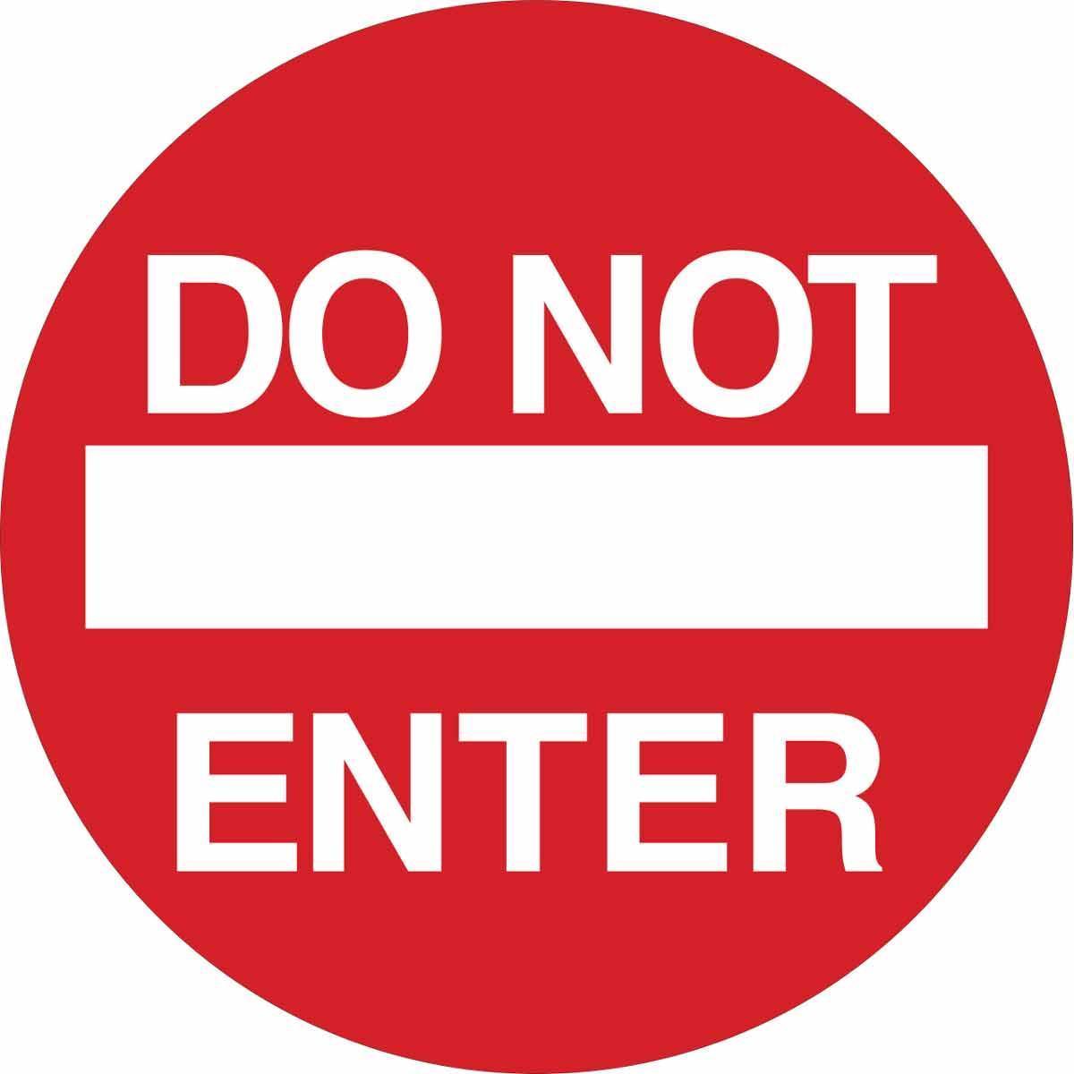 Brady® 49801 Access & Security Signs