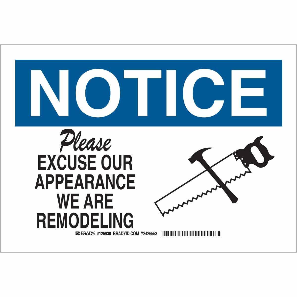 Brady® 126934 Accident Prevention Signs