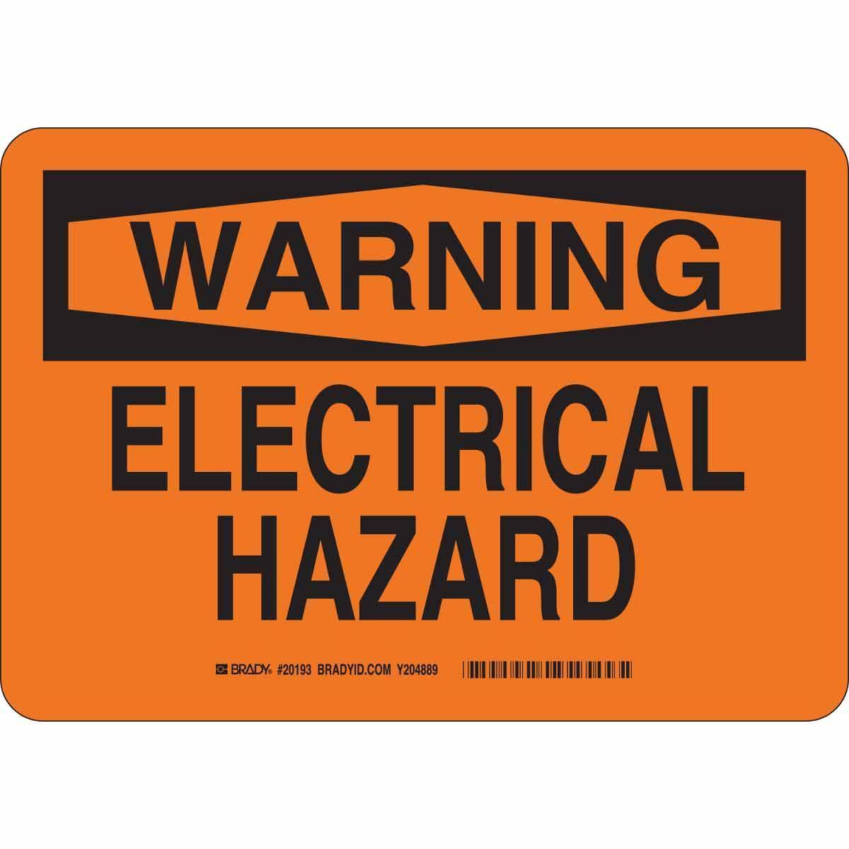 Brady® 20199 Accident Prevention Signs