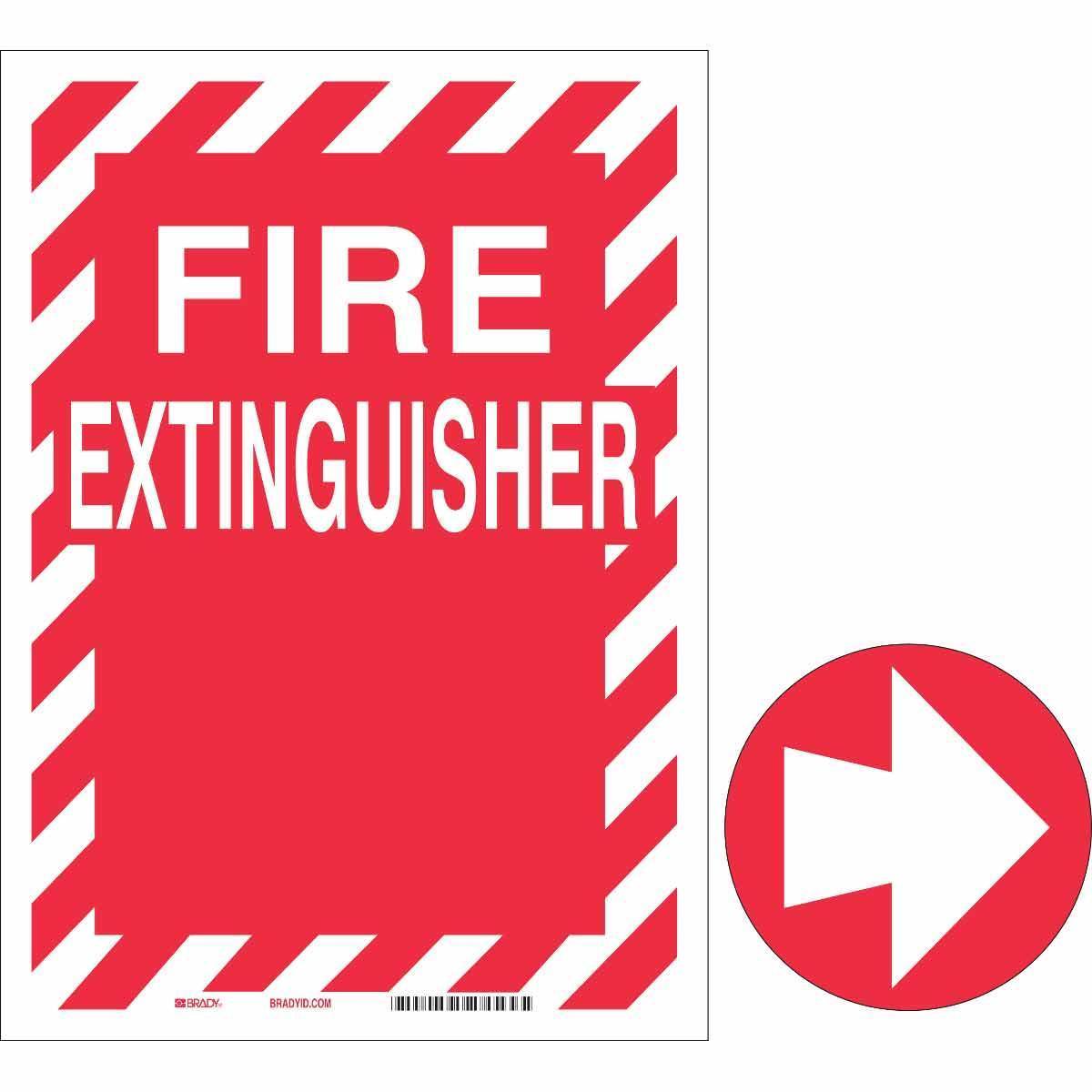 Brady® 43355 Fire, Emergency, Exit & First Aid Signs