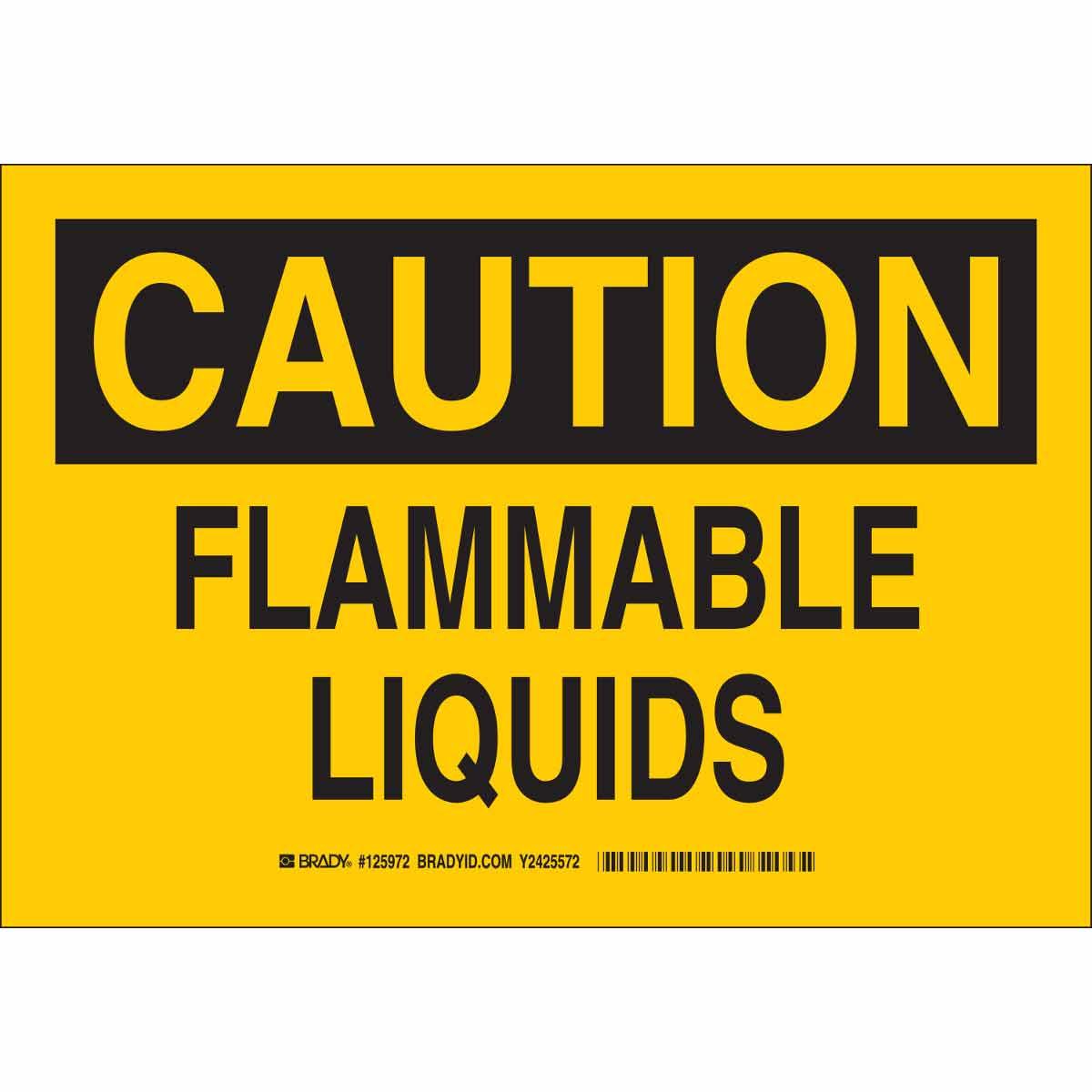 Brady® 125975 Chemical & Hazardous Material Signs