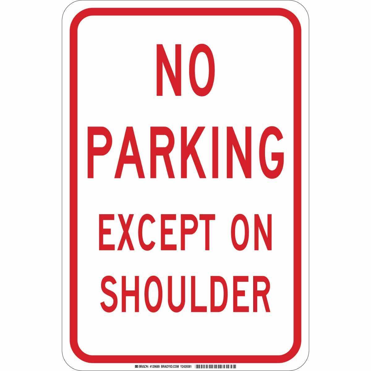 Brady® 129688 Parking & Traffic Signs