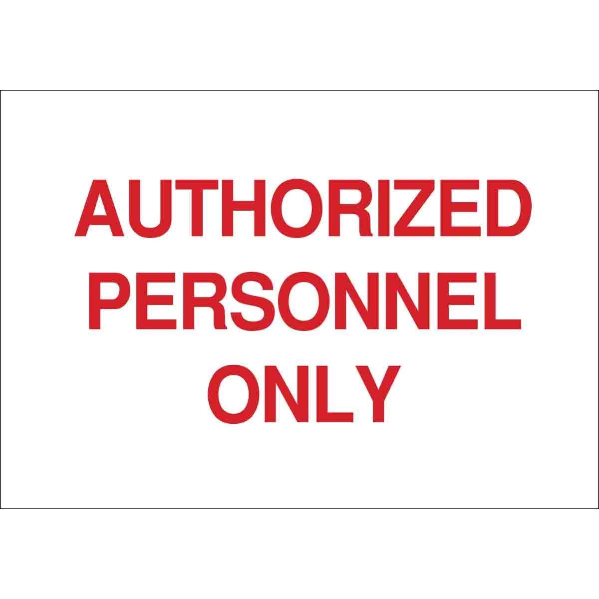Brady® 70833 Access & Security Signs