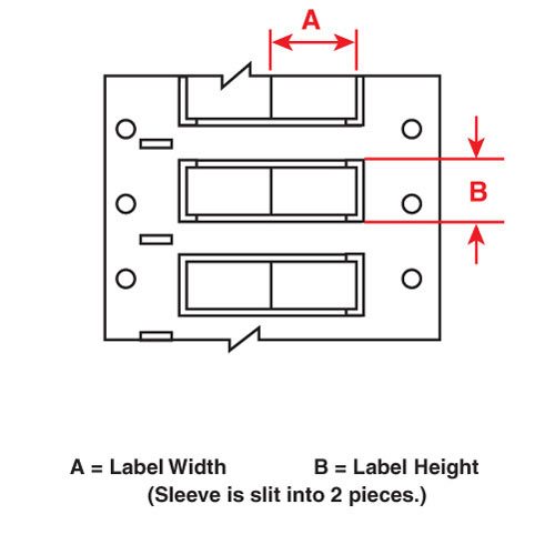 Brady® 2ZH-1500-2-WT-2 Wire Marker Sleeves