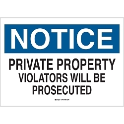 Brady® 69447 Access & Security Signs
