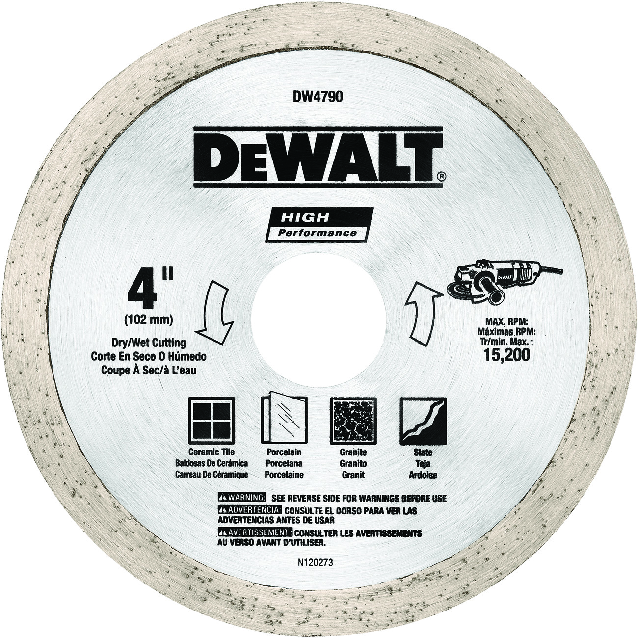 DeWALT® DW4790 Diamond Saw Blades