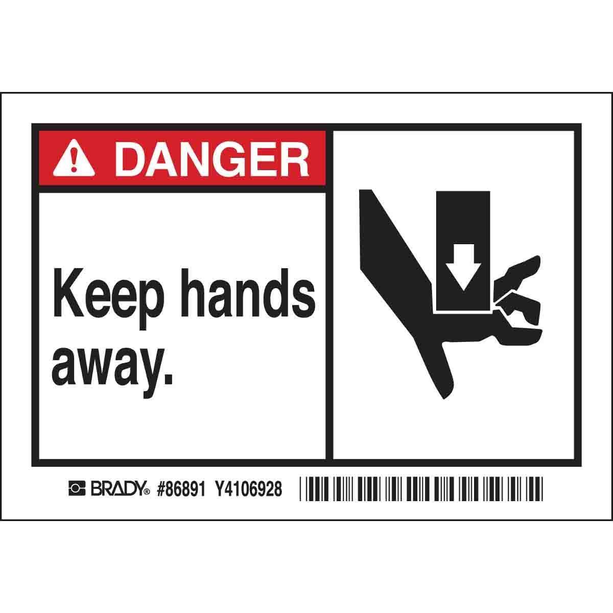 Brady® 86891 Safety & Facility Labels