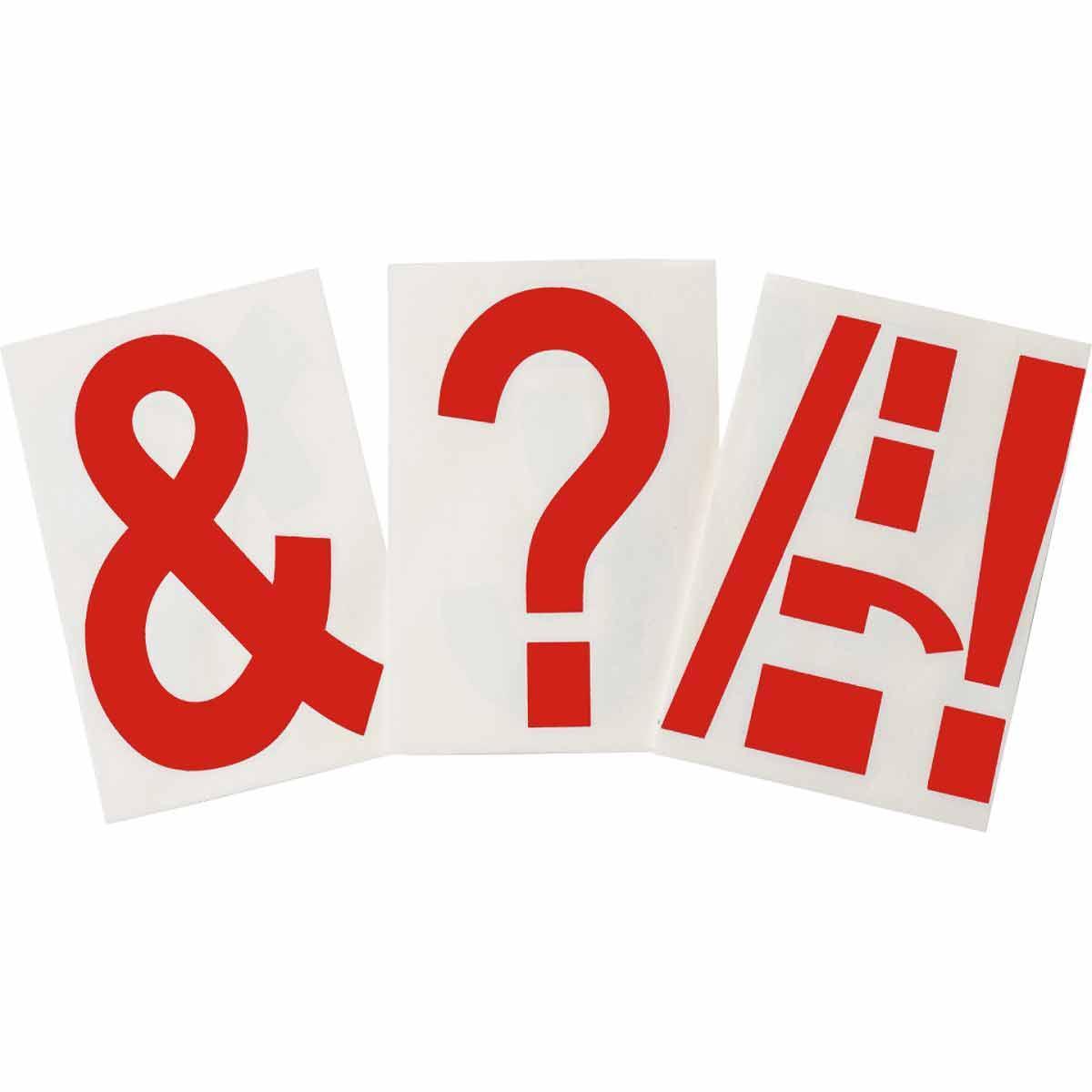 Brady® 121909 Letters & Numbers