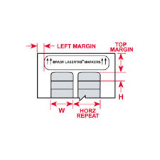 Brady® LAT-175-124-GY Wire & Component Labels