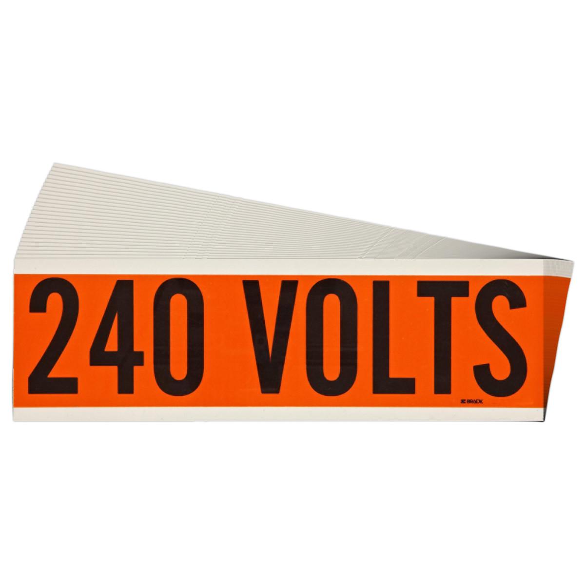 Brady® 152321 Conduit & Voltage Markers