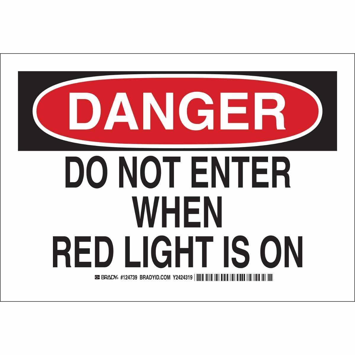 Brady® 124742 Access & Security Signs