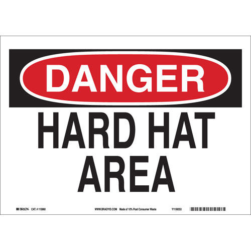 Brady® 118181 Accident Prevention Signs