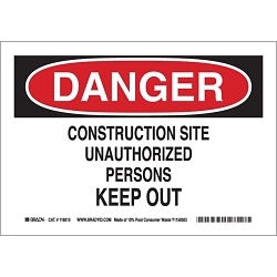 Brady® 118230 Access & Security Signs