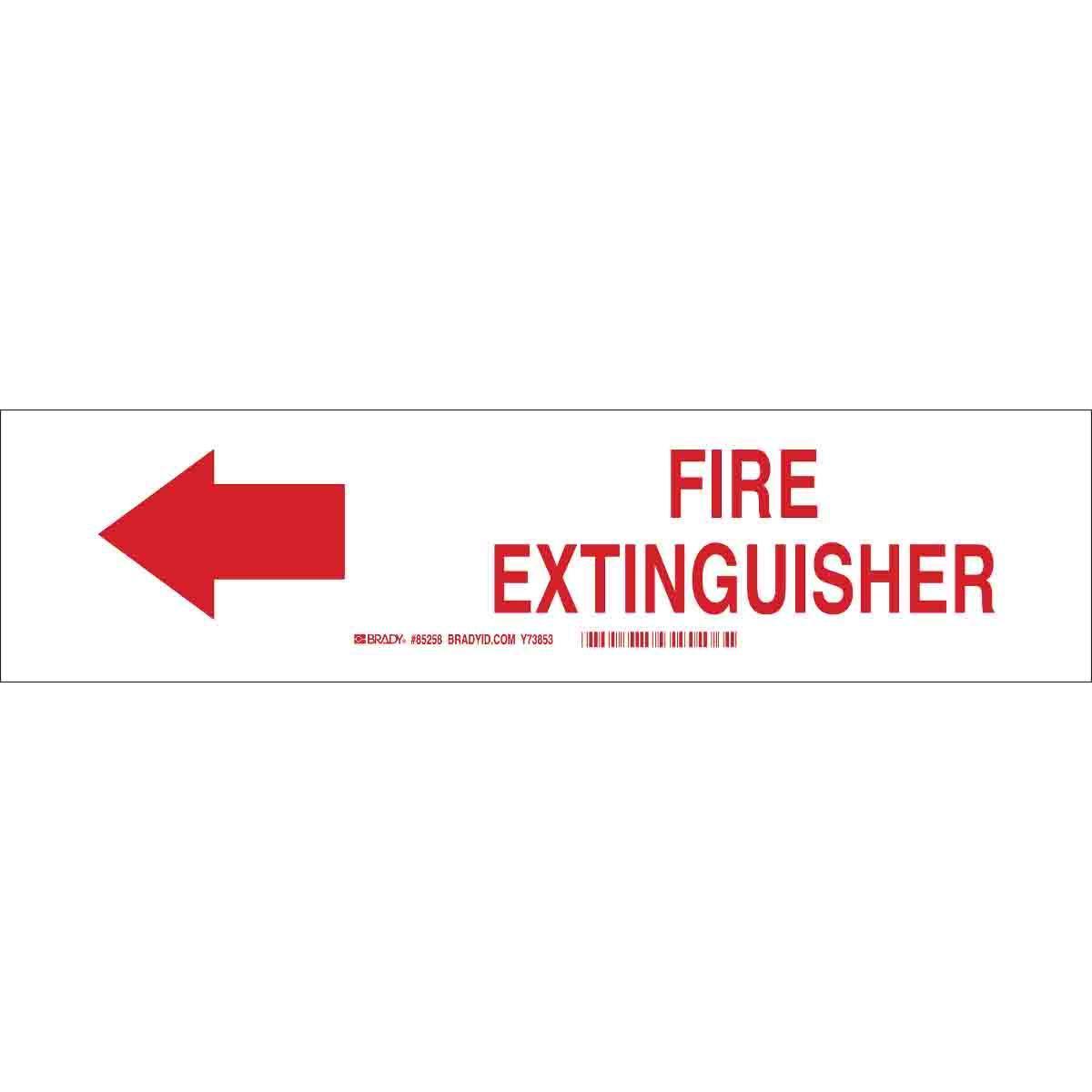 Brady® 85258 Fire, Emergency, Exit & First Aid Signs