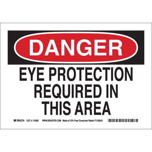 Brady® 115950 Accident Prevention Signs