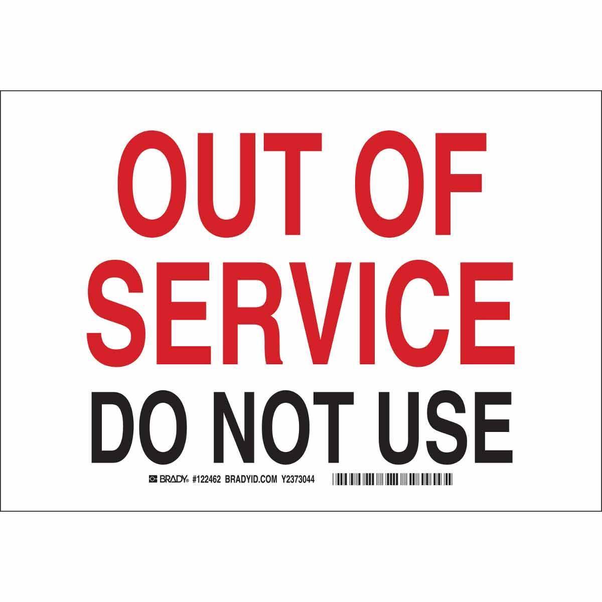 Brady® 122462 Accident Prevention Signs