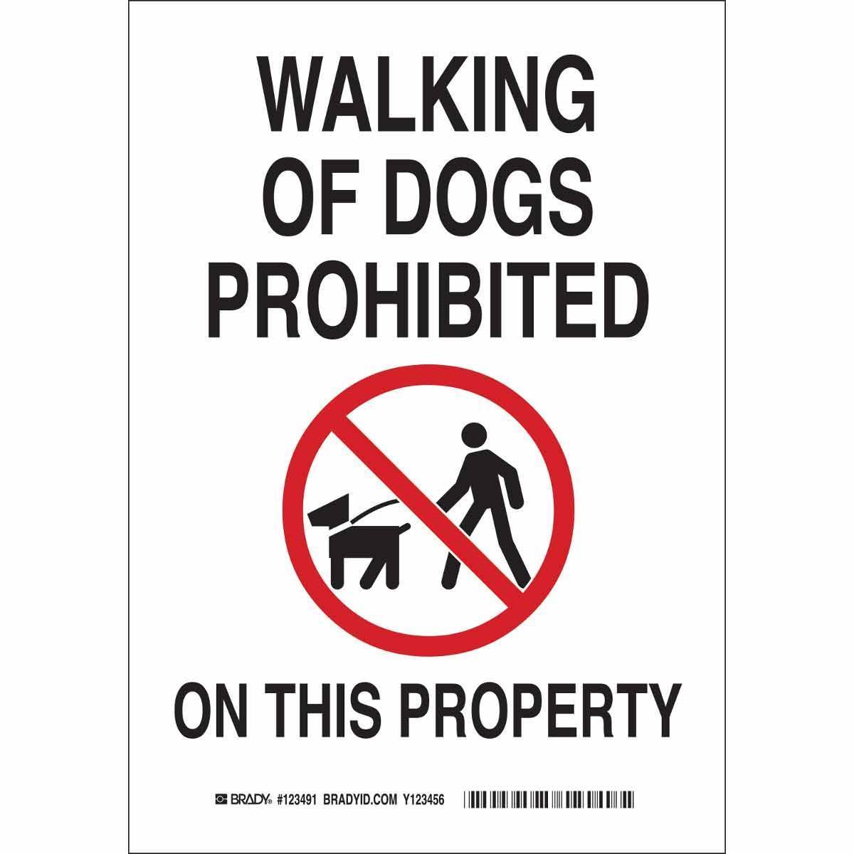Brady® 123494 Access & Security Signs