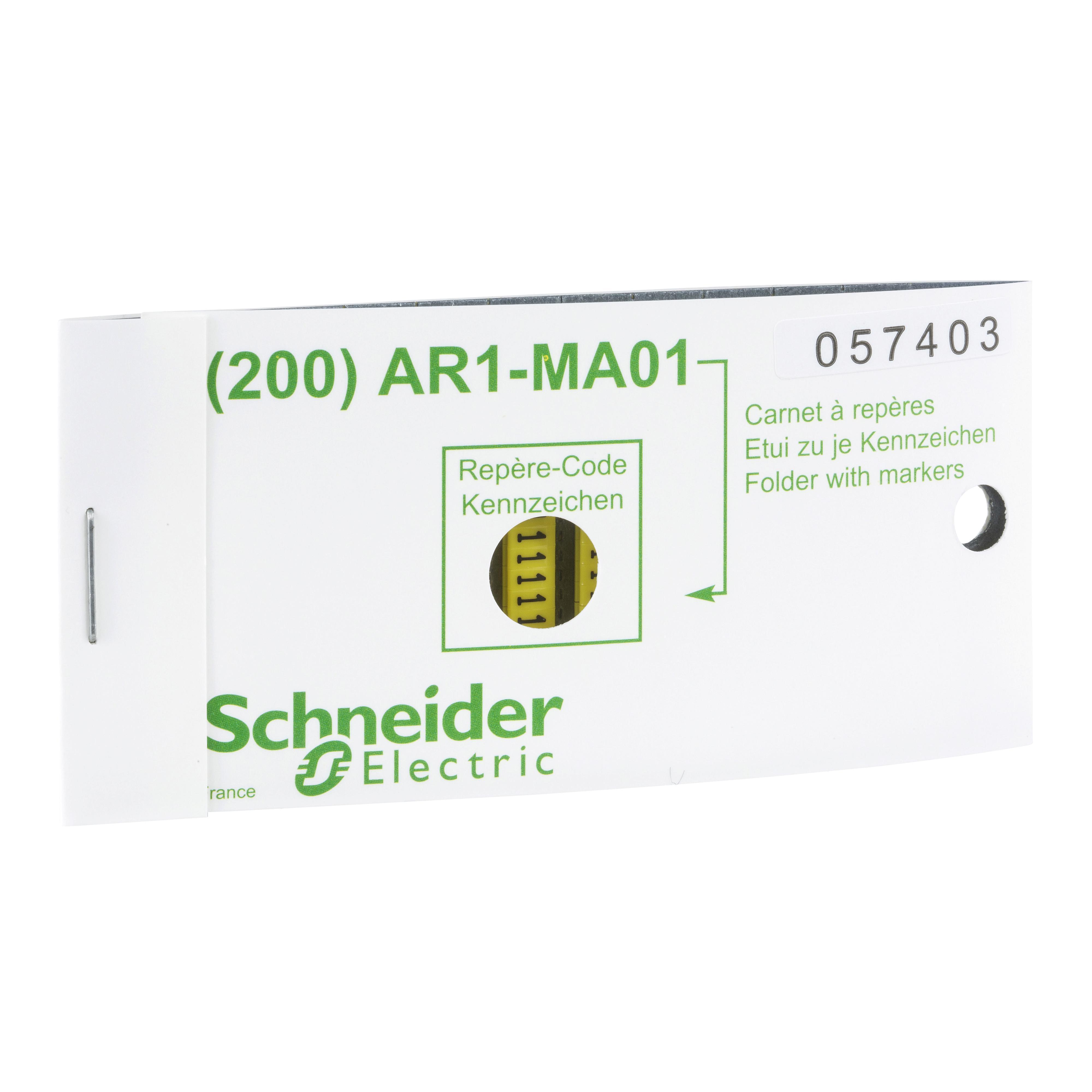 Schneider Electric AR1MB01J Terminal Block Markers