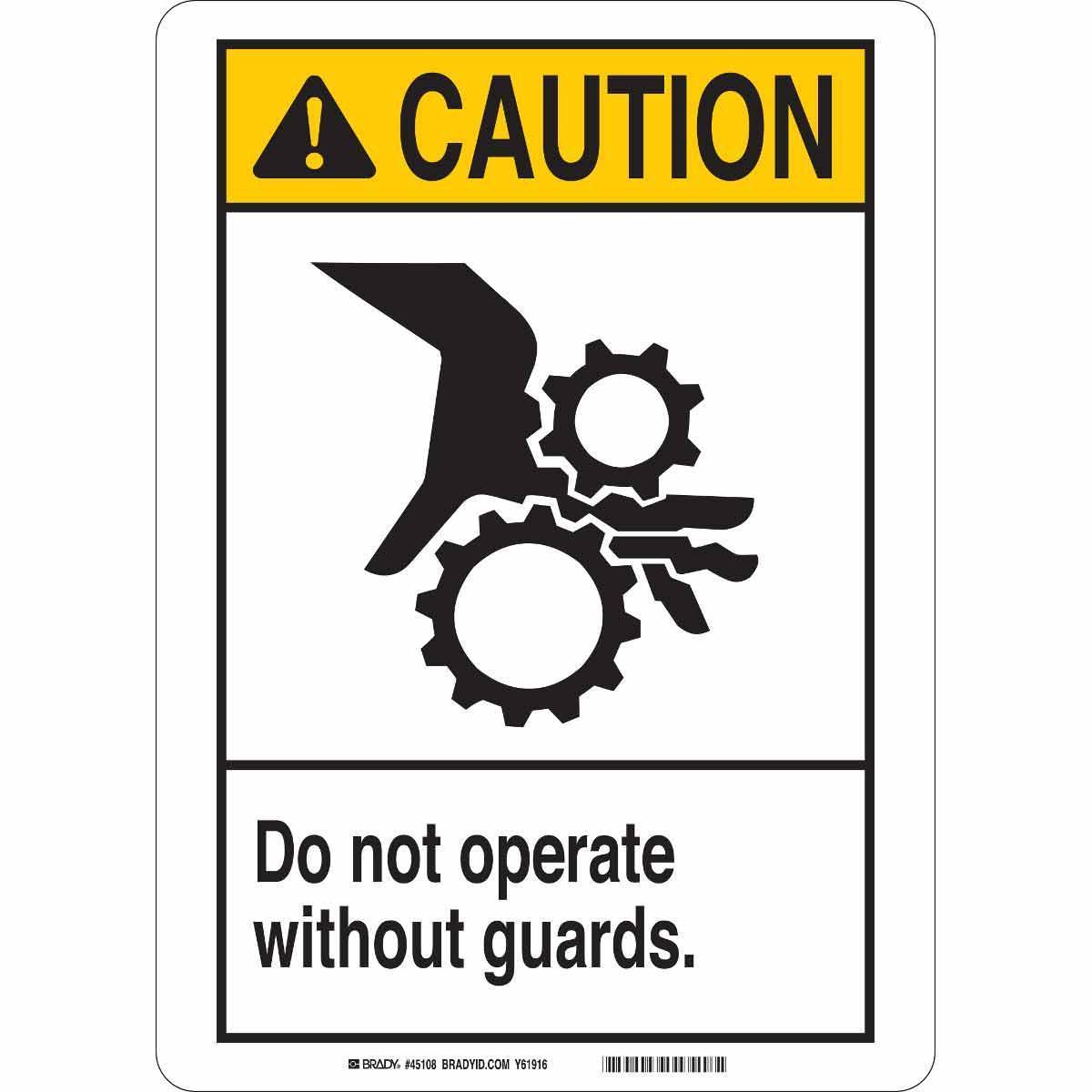 Brady® 45176 Accident Prevention Signs
