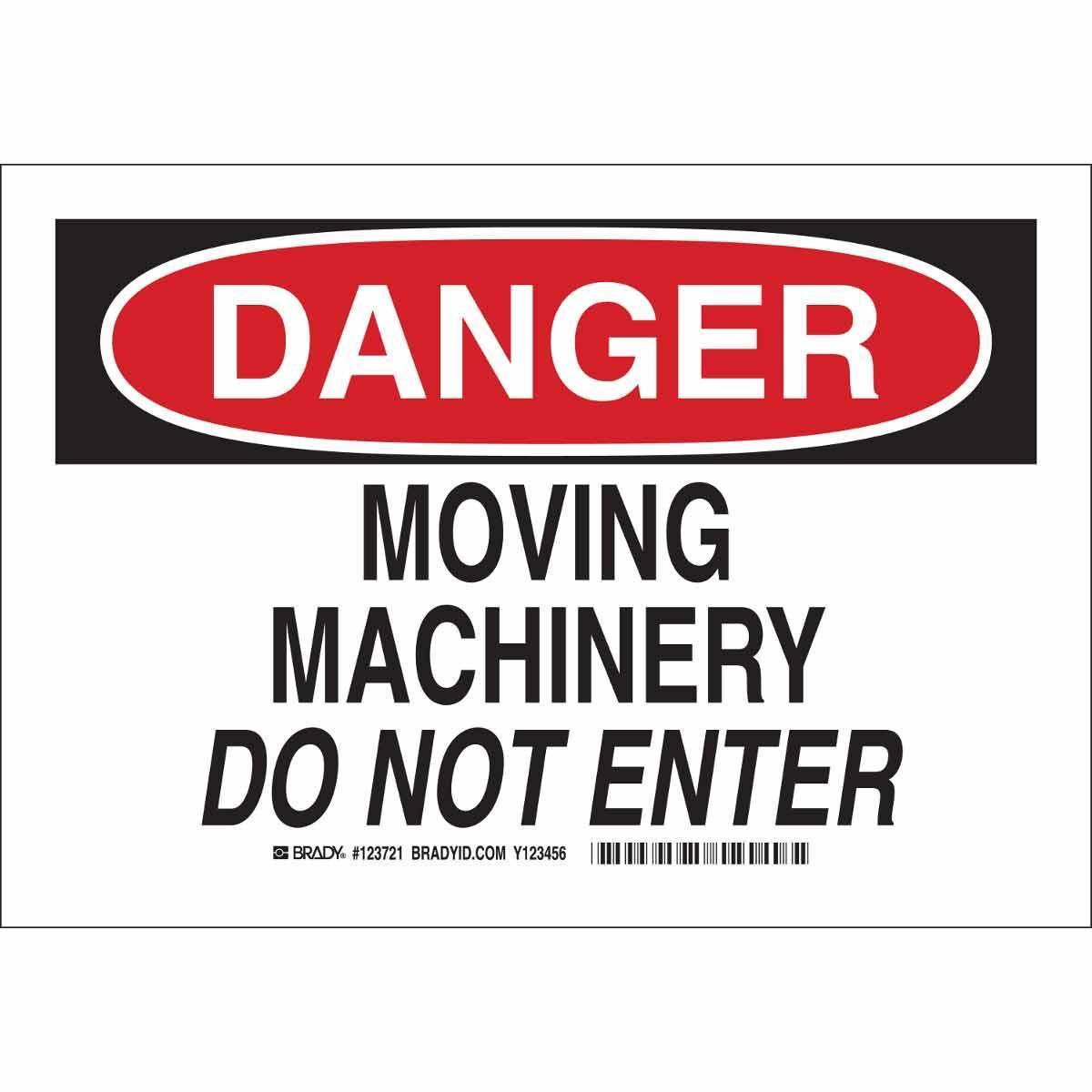 Brady® 123723 Accident Prevention Signs