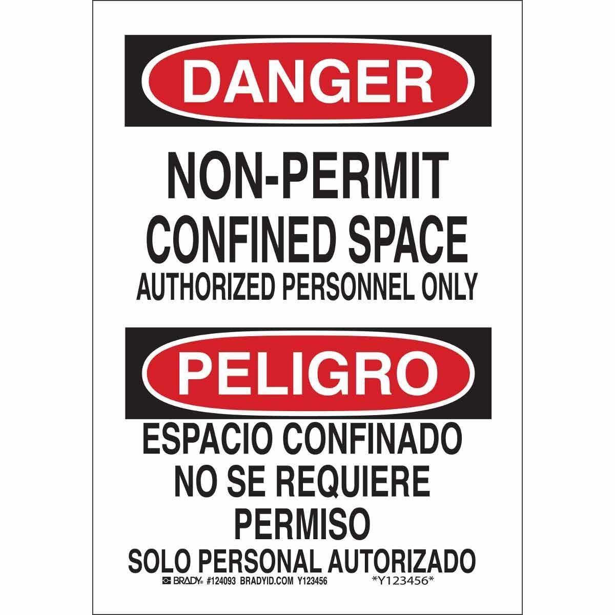 Brady® 124092 Accident Prevention Signs