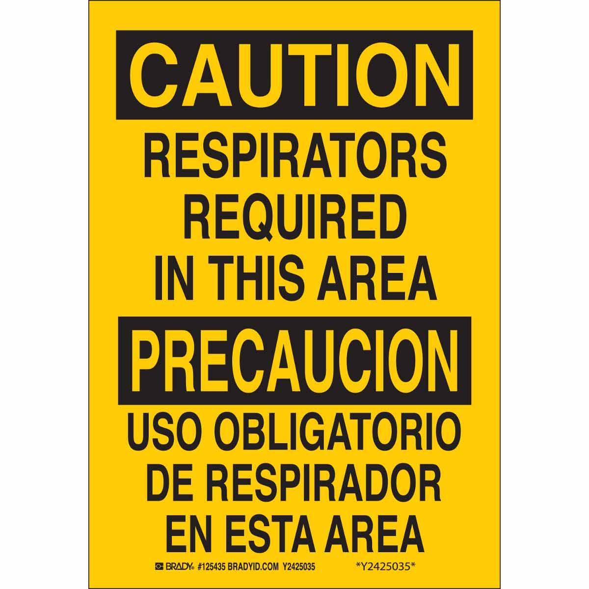 Brady® 125437 Accident Prevention Signs
