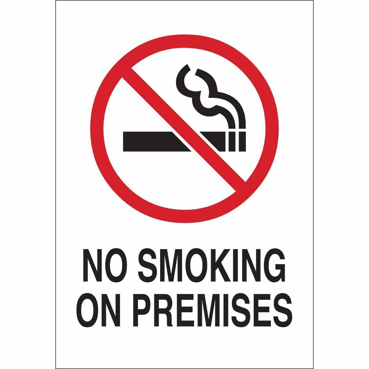 Brady® 141961 No Smoking & Restricted Activity Signs