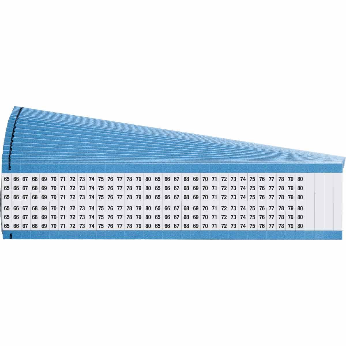 Brady® WM-65-80-DC-PK Wire Marker Cards
