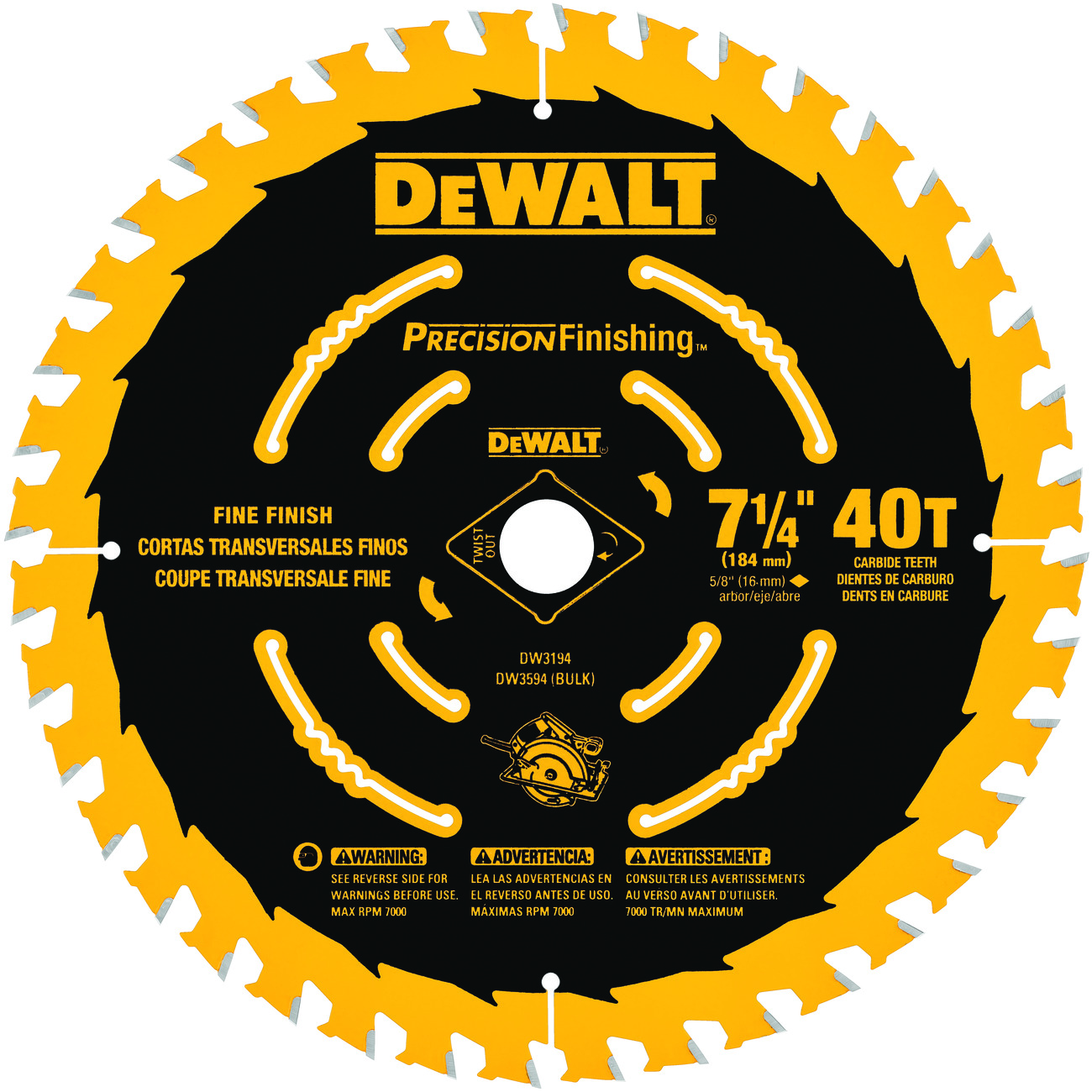 DeWALT® DW3194 Circular Saw Blades