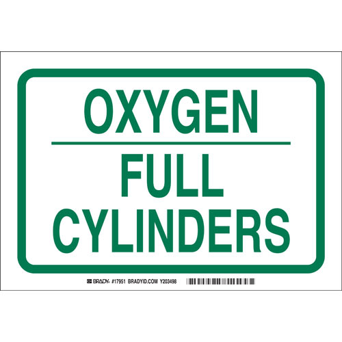 Brady® 17951 Chemical & Hazardous Material Signs