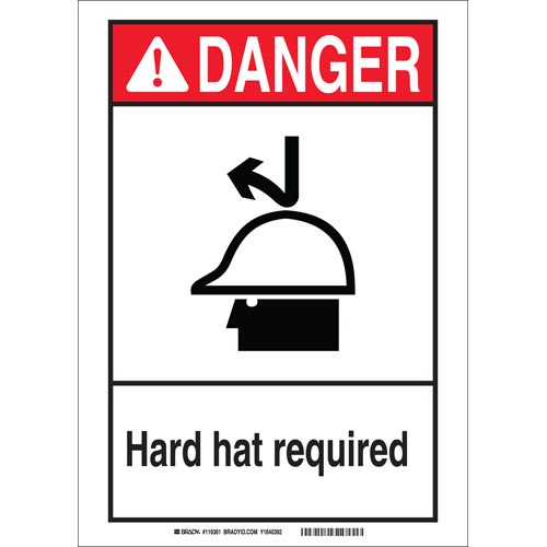 Brady® 119368 Accident Prevention Signs