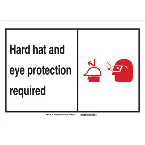 Brady® 119498 Accident Prevention Signs