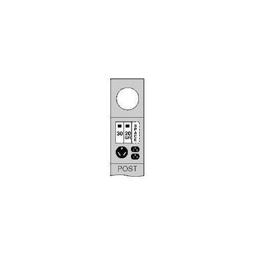 Midwest® M041GP6 Metered Power Outlet Pedestals