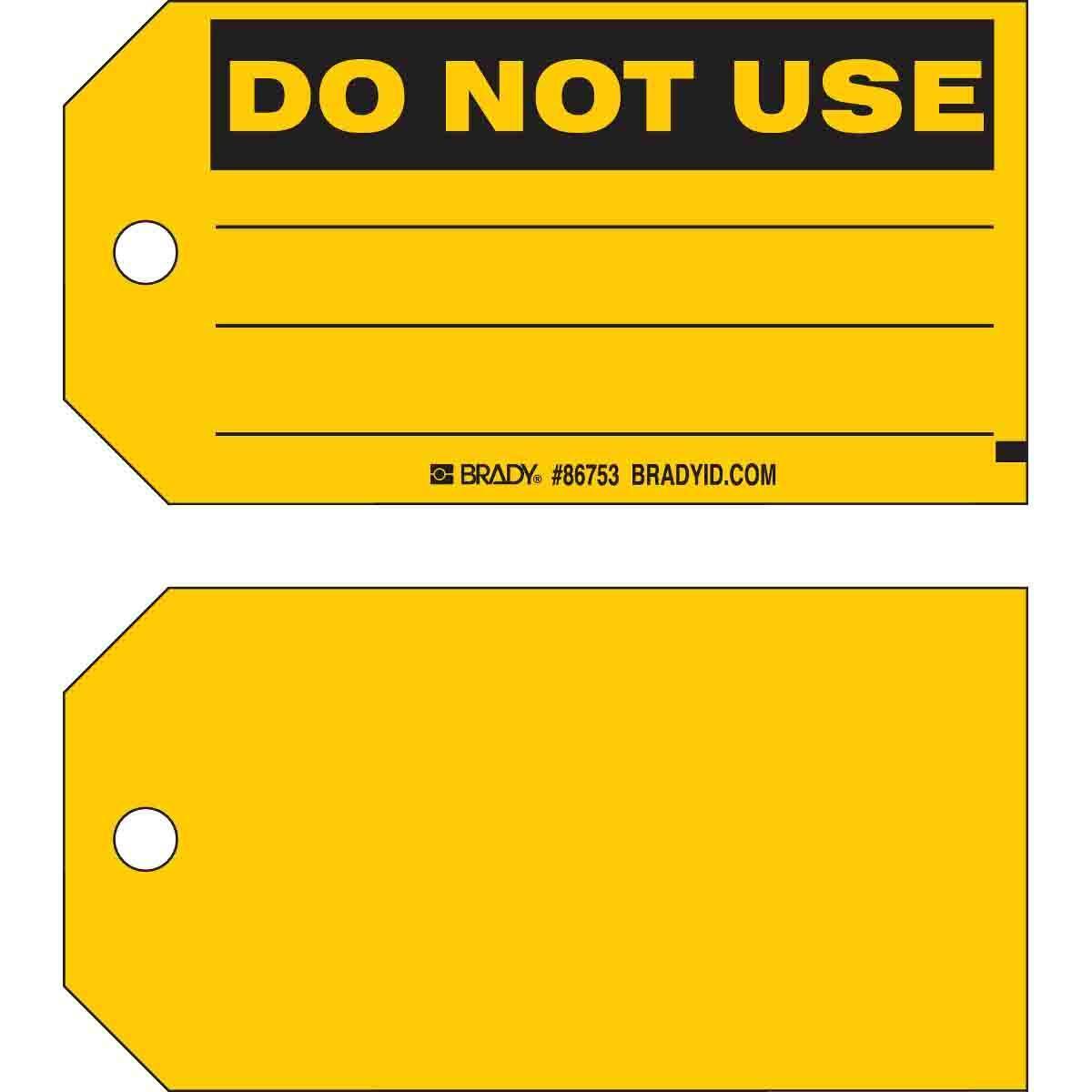 Brady® 86753 Safety & Facility Tags