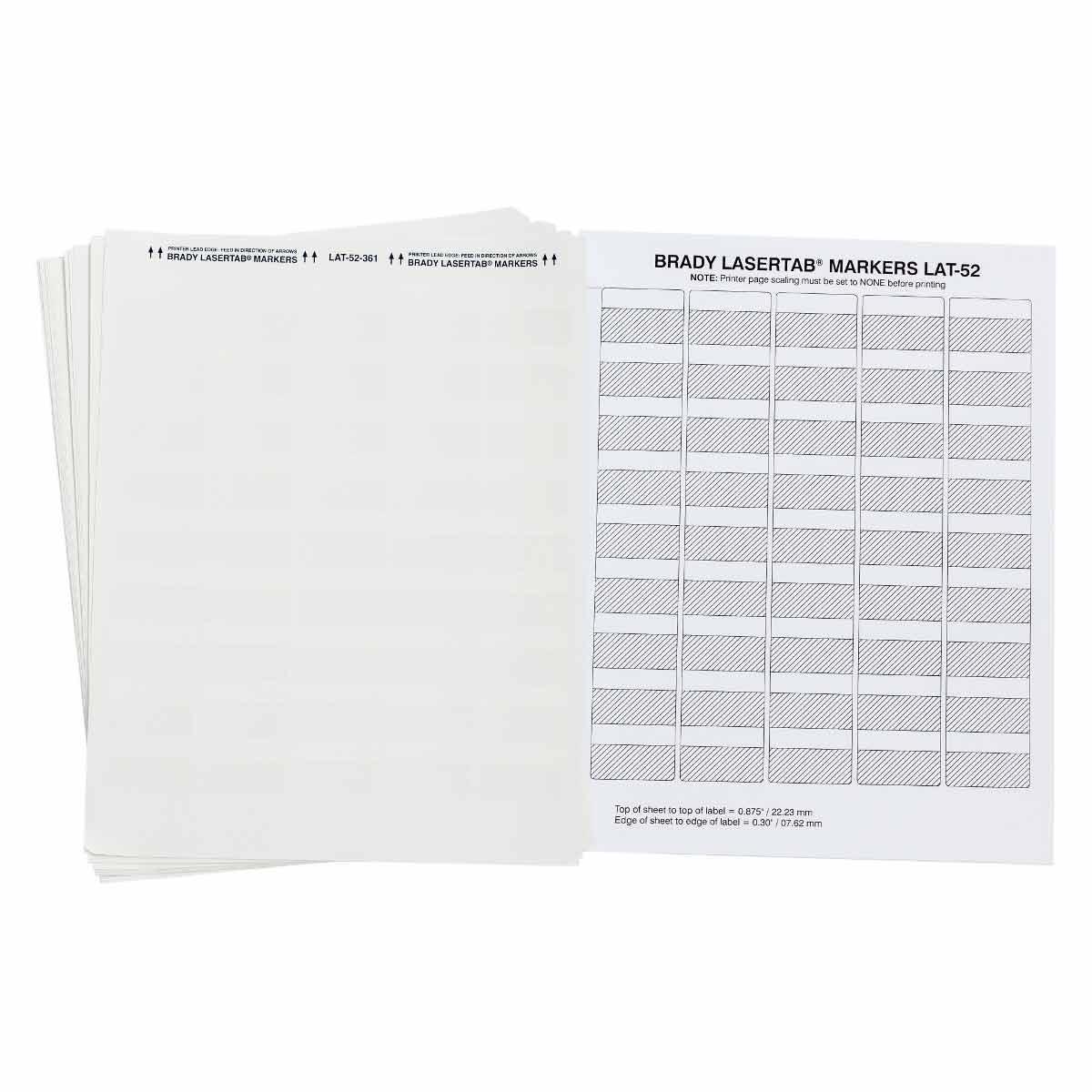 Brady® LAT-52-361-1 Wire & Component Labels