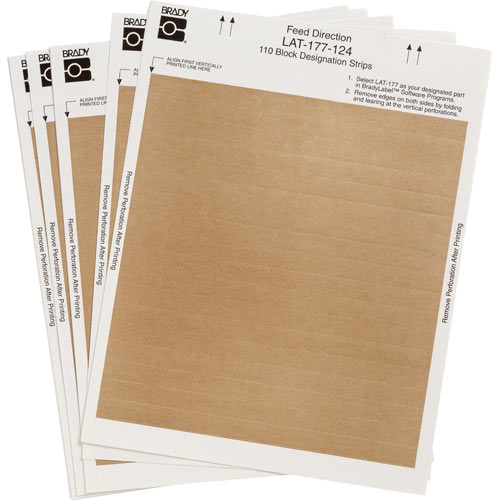 Brady® LAT-177-124-BR Wire & Component Labels