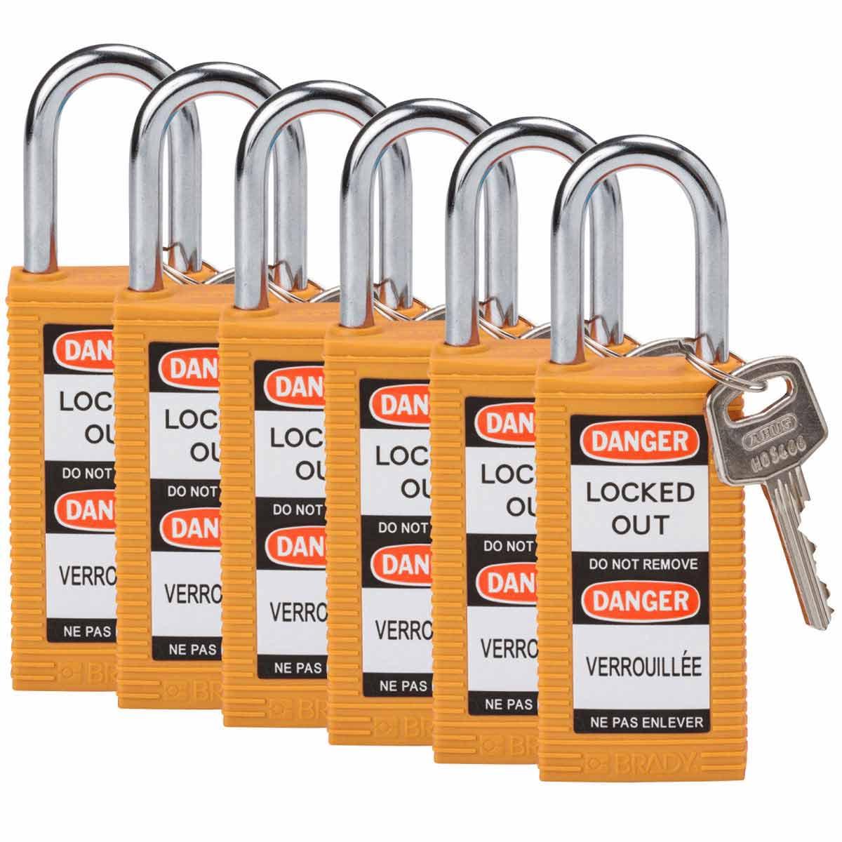 Brady® 123400 Lockout Padlocks